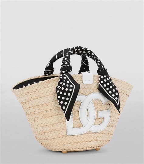 dolce gabbana straw bag